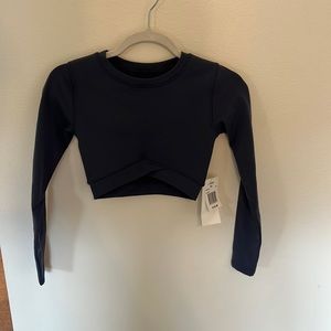 L-space aim high top in slate grey